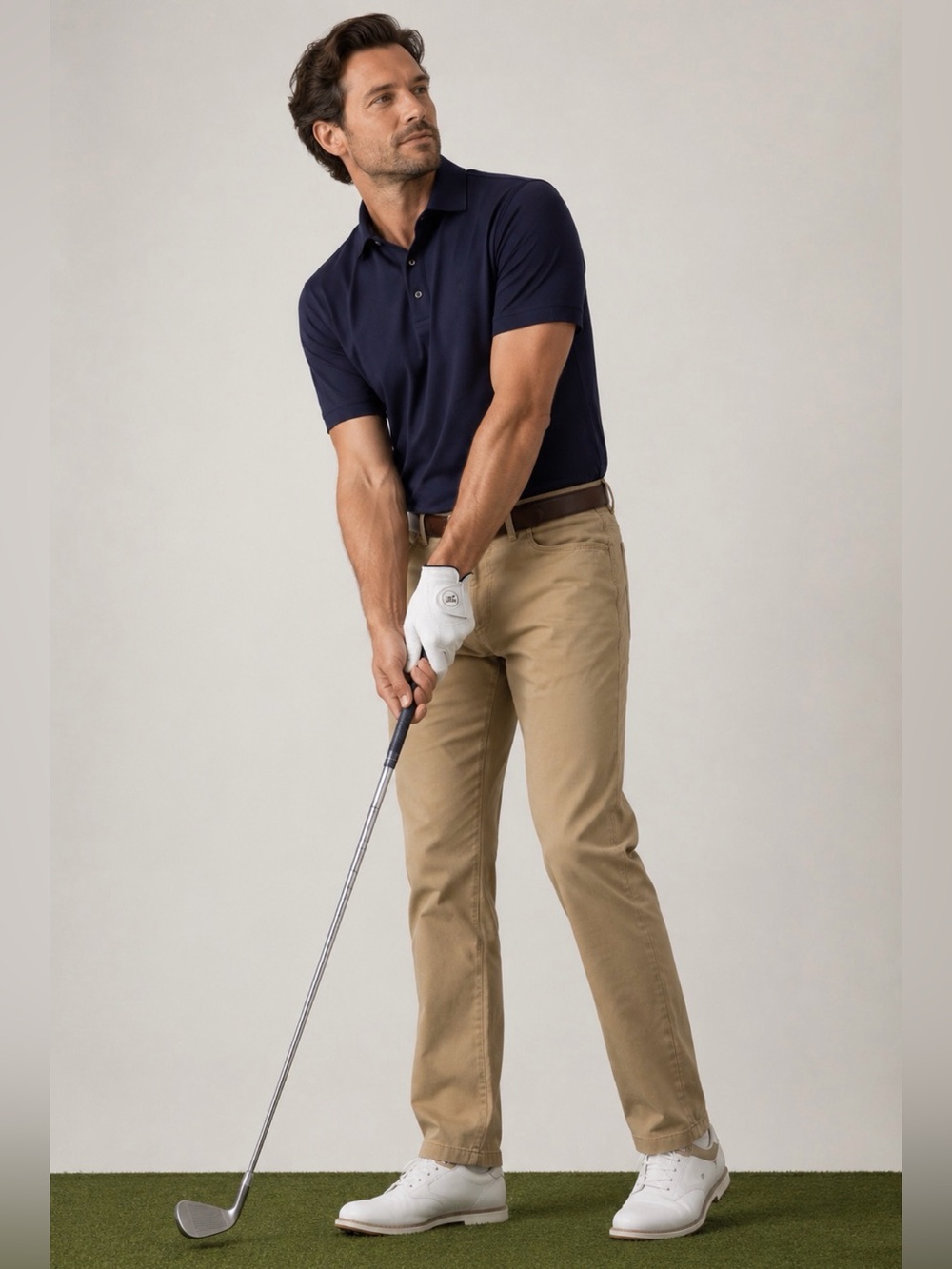 Peter Millar Men’s Khaki Straight Leg Chino Pants Size 34